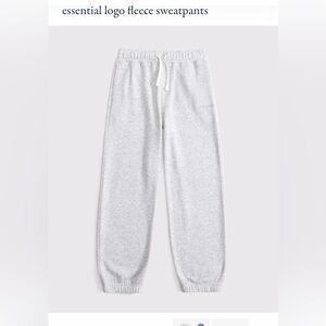 Abercrombie and Fitch girls Gray Jogger Sweatpants